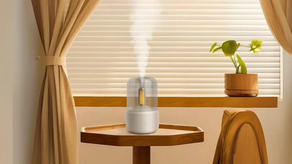 Portable Aroma Diffuser & Humidifier with Ambient Night Light