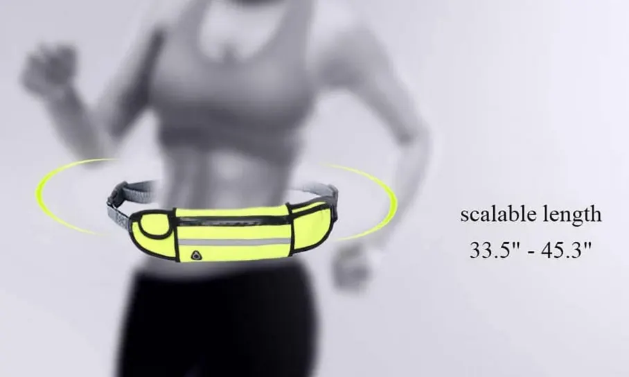 Hands-Free Reflective Dog Leash with Waist Bag