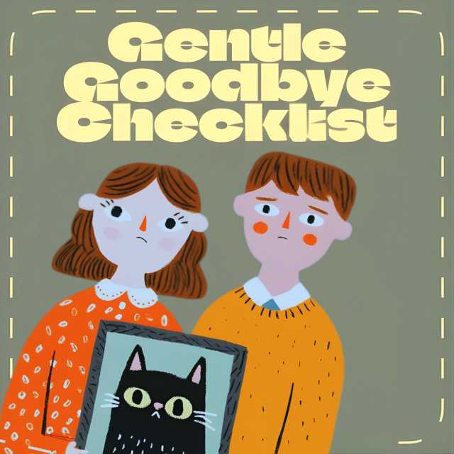 Gentle Goodbye Checklist for Loving Pet Owners