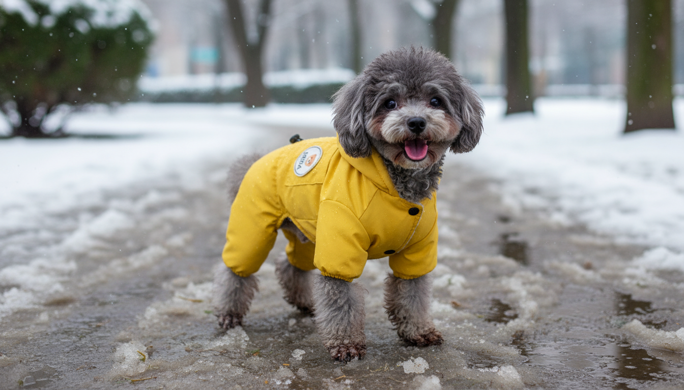 Waterproof Winter Jumpsuit for Dogs: Stay Dry in Slush